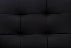Narożnik skórzany czarny MALMO lewy