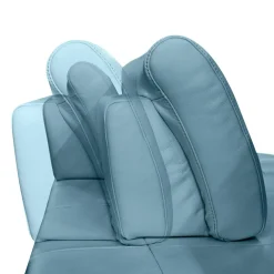 Narożnik skórzany niebieski LAZUR lewy