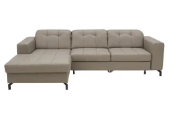 Narożnik skórzany pikowany PAULA lewy