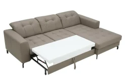 Narożnik skórzany pikowany PAULA prawy