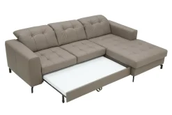 Narożnik skórzany pikowany PAULA prawy