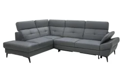 Narożnik skórzany szary COSTA lewy