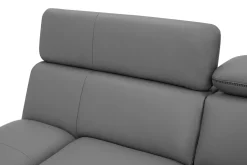 Narożnik skórzany szary MARTE lewy