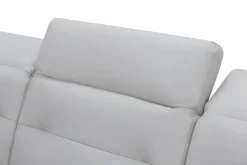 Narożnik skórzany z funkcją relaks BRONX prawy