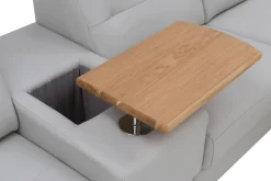 Narożnik skórzany z funkcją relaks BRONX prawy