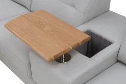 Narożnik skórzany z funkcją relaks BRONX lewy