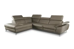 Narożnik skórzany z funkcją relaks PANAMA lewy