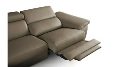 Narożnik skórzany z funkcją relaks PANAMA lewy