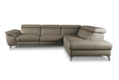 Narożnik skórzany z funkcją relaks PANAMA prawy