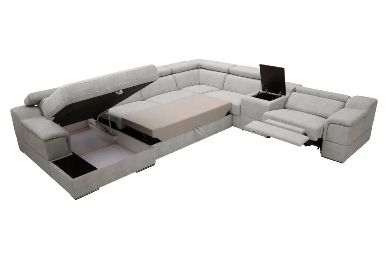 Narożnik STUDIO rozkładany, z funkcją relaks