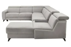 Narożnik szary z funkcją relaks ALAMO lewy