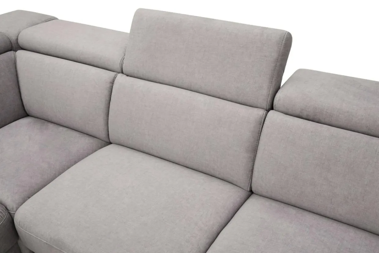 Narożnik szary z funkcją relaks ALAMO lewy