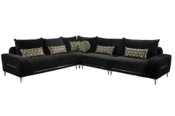 Narożnik sztruksowy BODRUM lewy