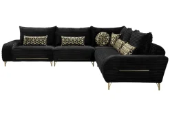 Narożnik sztruksowy BODRUM prawy