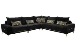 Narożnik sztruksowy BODRUM prawy