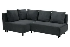 Narożnik sztruksowy szary LOGOS lewy