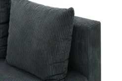 Narożnik sztruksowy szary LOGOS prawy