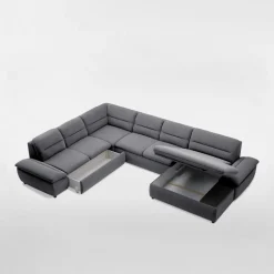 Narożnik U szary TAURO NEW prawy