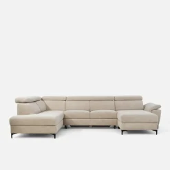 Narożnik U-kształtny beżowy BRAGA prawy