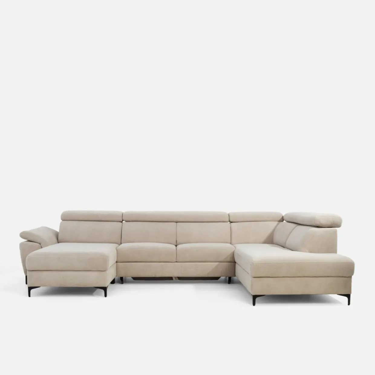 Narożnik U-kształtny beżowy BRAGA lewy