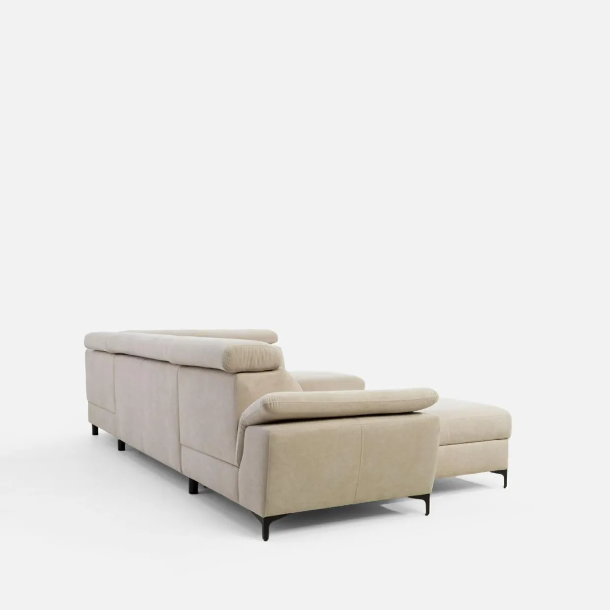 Narożnik U-kształtny beżowy BRAGA lewy