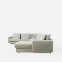 Narożnik U-kształtny beżowy DULCE prawy