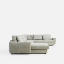 Narożnik U-kształtny beżowy DULCE lewy