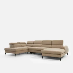 Narożnik U-kształtny beżowy JAZZY U2 prawy