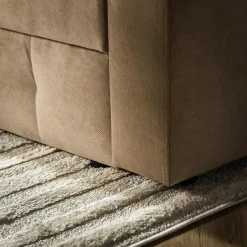 Narożnik z 2 pojemnikami beżowy LAVERNA