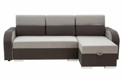 Narożnik z 2 pojemnikami brązowy DUO