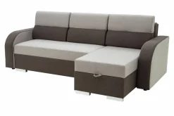 Narożnik z 2 pojemnikami brązowy DUO