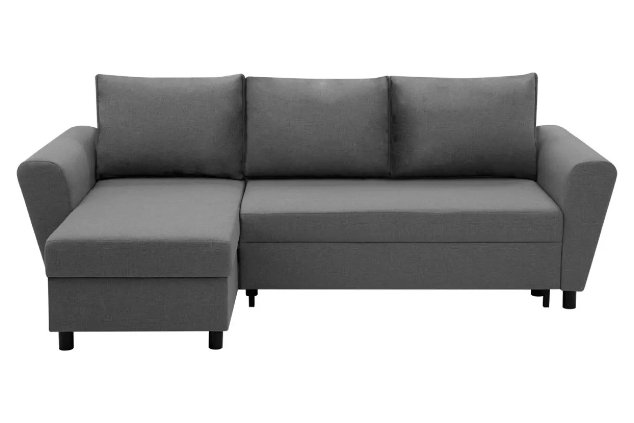 Narożnik z 2 pojemnikami ciemnoszary LANA