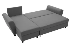 Narożnik z 2 pojemnikami ciemnoszary LANA