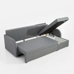 Narożnik z 2 pojemnikami FAUNA szary