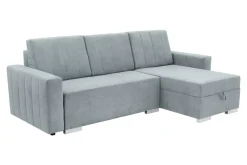 Narożnik z 2 pojemnikami jasnoszary ALBI