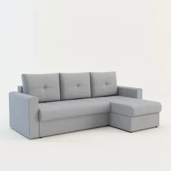 Narożnik z 2 pojemnikami MOON szary