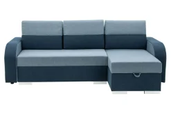 Narożnik z 2 pojemnikami niebieski DUO