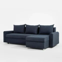 Narożnik z 2 pojemnikami niebieski ROSSA