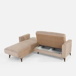 Narożnik z 2 pojemnikami piaskowy TIERA