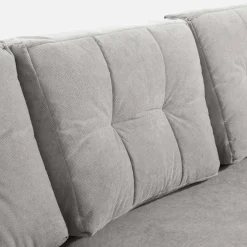 Narożnik z 2 pojemnikami popielaty LAVERNA