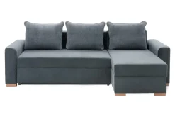 Narożnik z 2 pojemnikami szary DRITTO