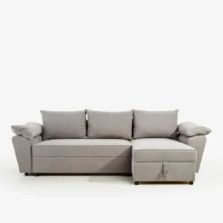 Narożnik z 2 pojemnikami szary LUGIO