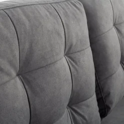 Narożnik z 2 pojemnikami szary LIVI lewy