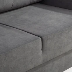 Narożnik z 2 pojemnikami szary LIVI lewy