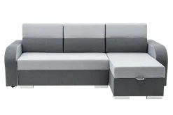 Narożnik z 2 pojemnikami szary DUO