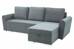 Narożnik z 2 pojemnikami szary MELI