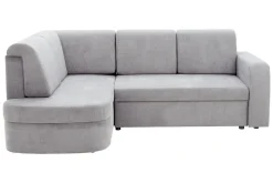 Narożnik z 2 pojemnikami taupe NESSI lewy