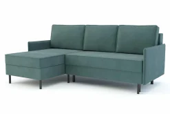 Narożnik z 2 pojemnikami zielony NELLY