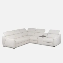 Narożnik z barkiem i funkcją relaks LIVORNO lewy