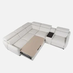 Narożnik z barkiem i funkcją relaks LIVORNO lewy